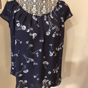 LC Lauren Conrad | Pleated Top